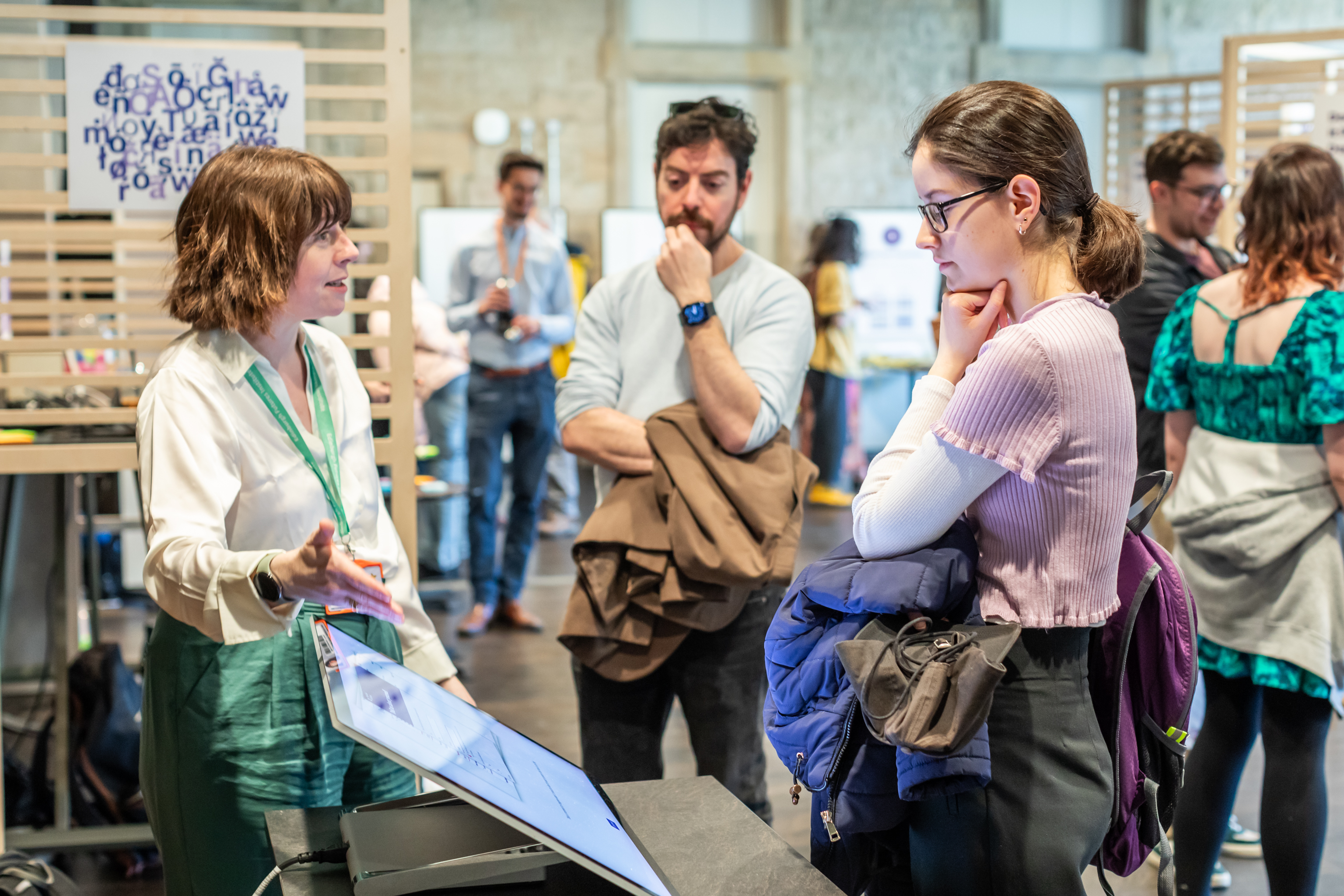 Author with participants at the Edinburgh Science Festival 2025